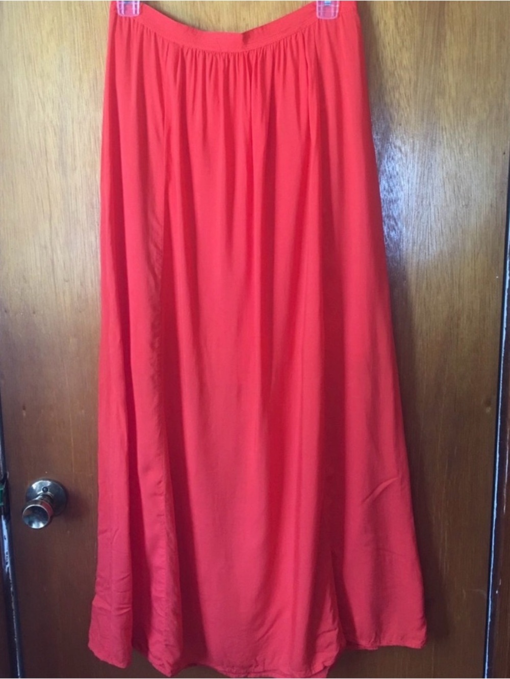 Women's Full-Length Orange/Coral Skirt